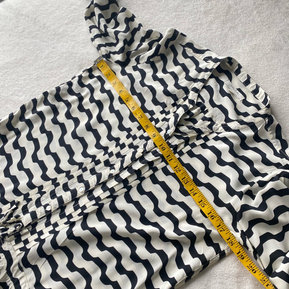 Isabella Sinclair Swizzle Striped Drawstring Tunic Women’s Size XS - Picture 11 of 12